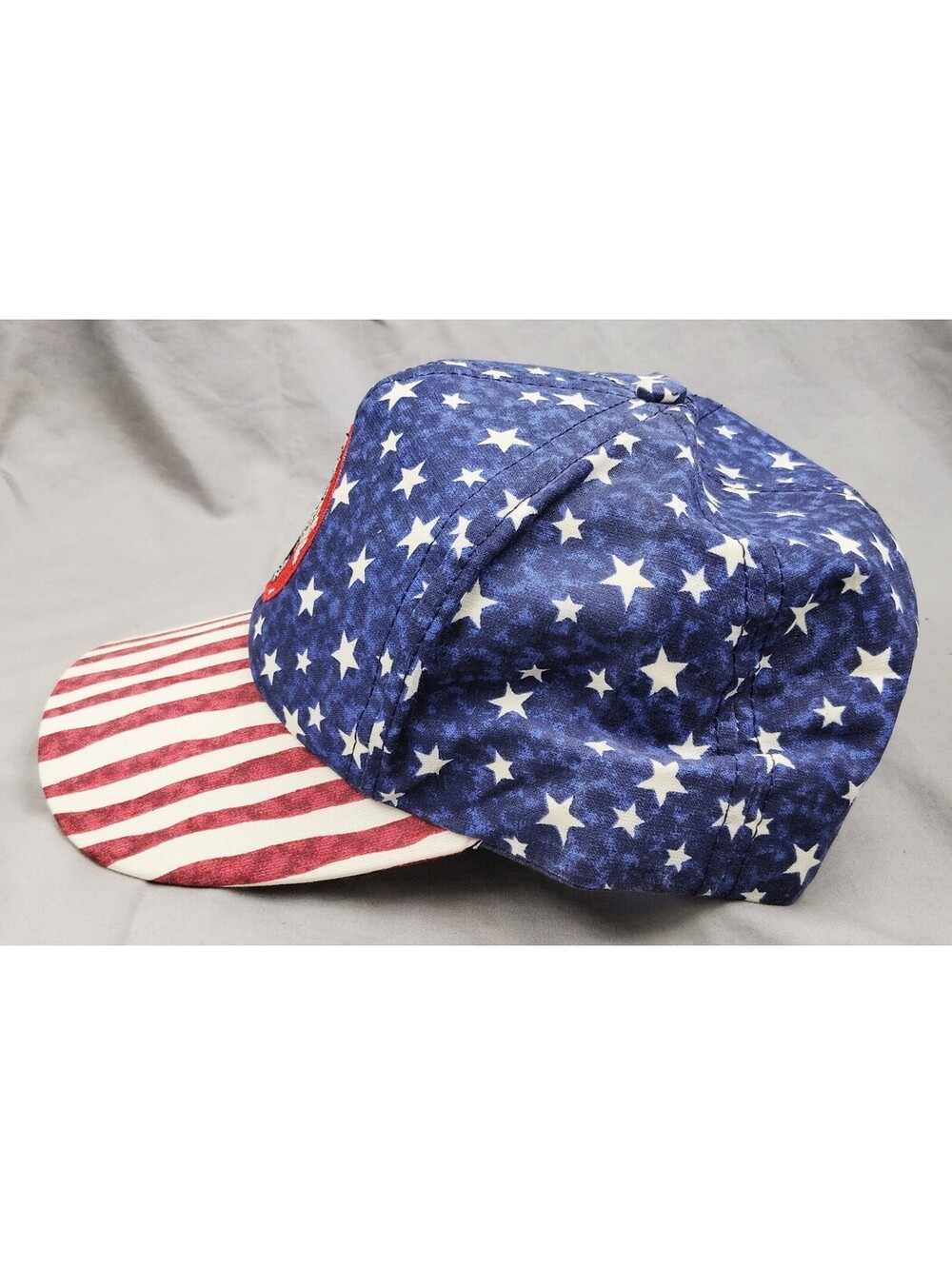 Vintage Coca Cola Hat Stars Stripes American Flag Patriotic Snapback Coke Cap - Picture 4 of 6
